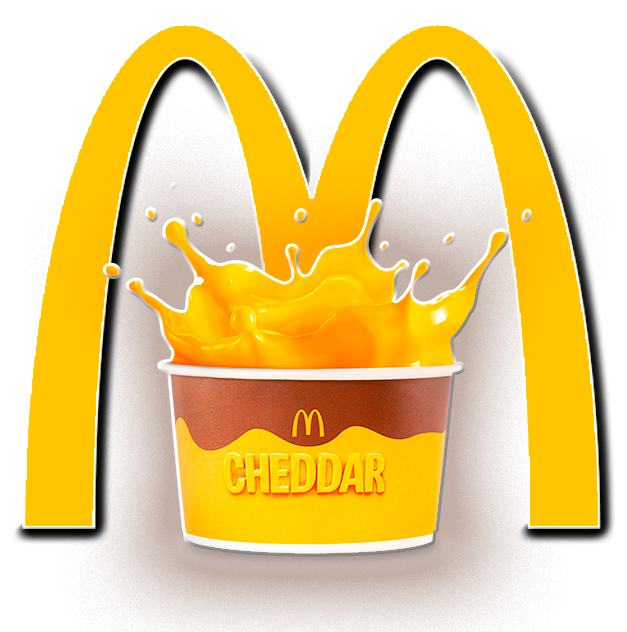 Logo de McDonald's Pileta de Cheddar